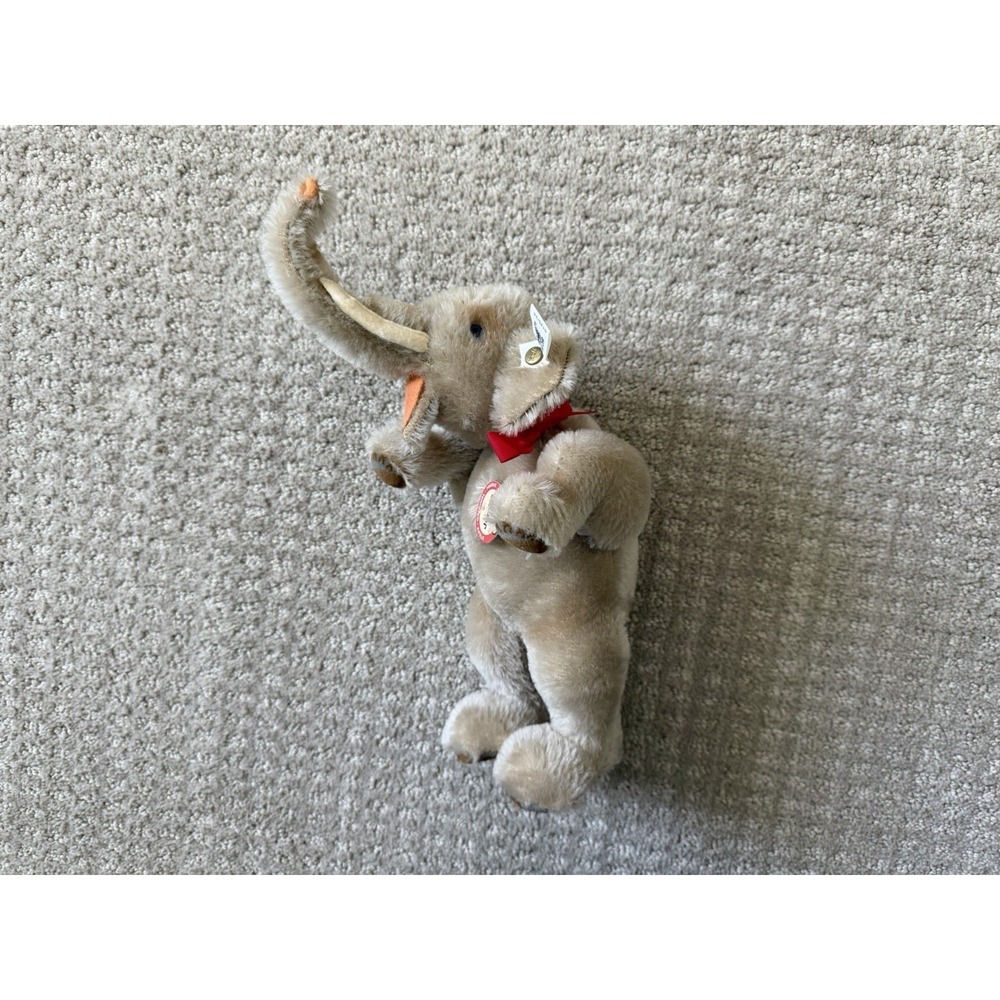 Steiff Jumbo Circus Elephant Vtg 1988 Ltd Ed 1140/4000 Ear Button Tags 0125/24